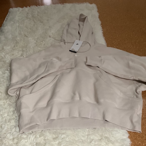 Nike Tops - Cream Nike Phoenix Hoodie NWT